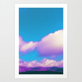 In a Dream. Art Print | Photo, Digital, Highaesthetic, Psychedelic, Lomo, Trippy, Dream, Graphicdesign, Clouds 