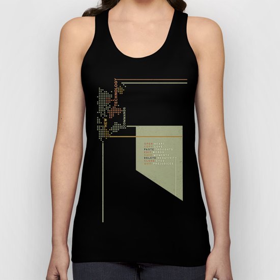 New Technology Commands Unisex Tank Top