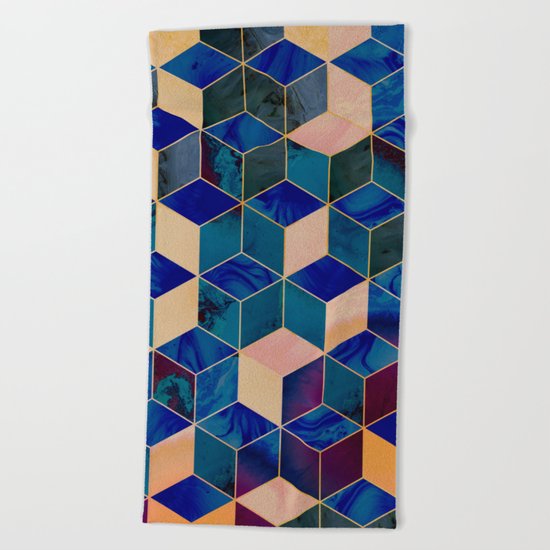Geometrical Force #2 Beach Towel
