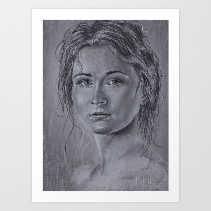 Woman Portrait In Pastel Amazing Speed Painting Beautiful