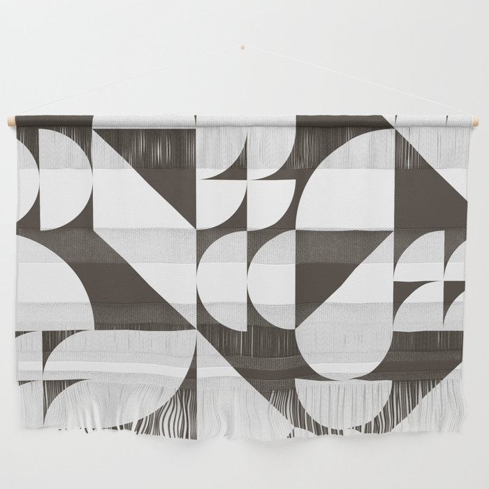 Geometrical modern classic shapes composition 6 Wall Hanging