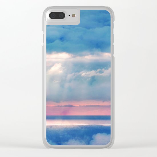 Celestial light Clear iPhone Case