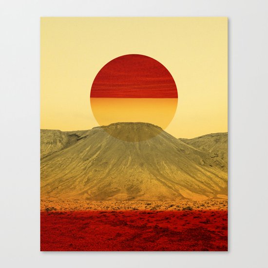 Warm abstraction Canvas Print