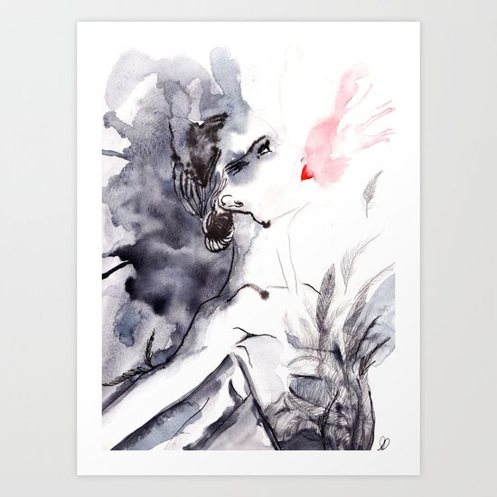 Black Swan Art Print