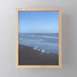 Cloud Walking- Florida Ocean Beach Photo Framed Mini Art Print