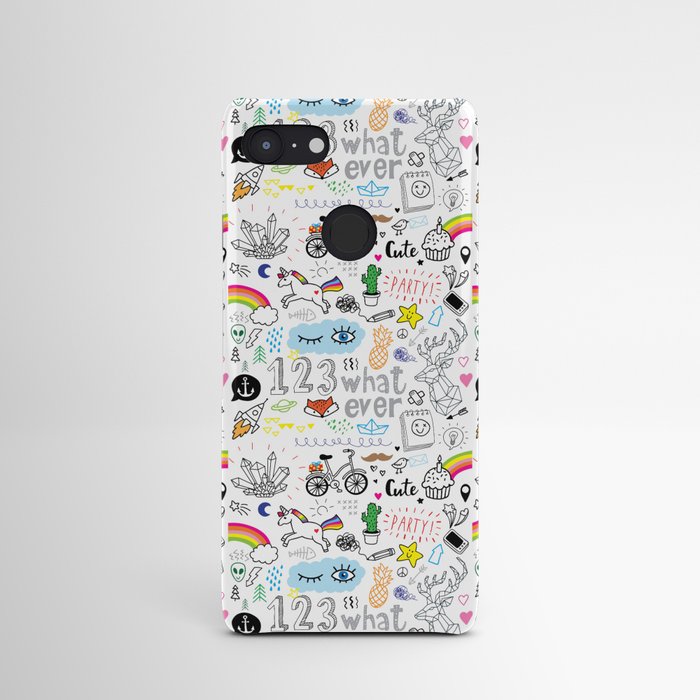 Funny doodles Android Case