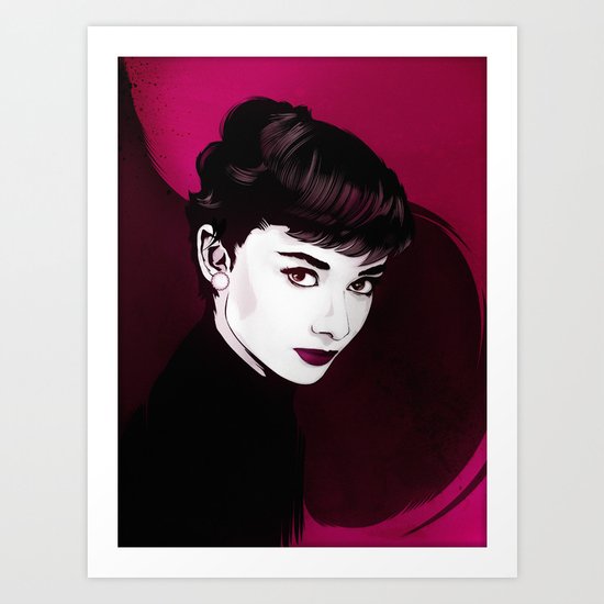 Audrey Hepburn Art Print