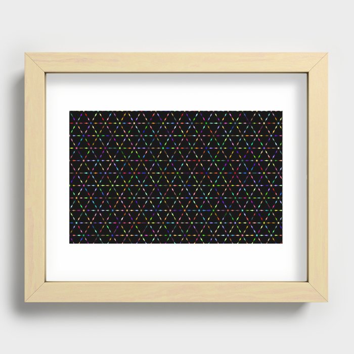 Arrows and Stars Recessed Framed Print