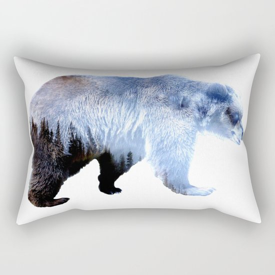 Lazy Bear Rectangular Pillow