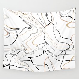 Simple and functional marble design Wall Tapestry