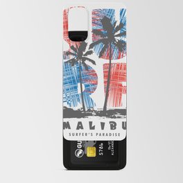 Malibu surf paradise Android Card Case