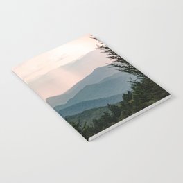 Smoky Mountain Pastel Sunset Notebook