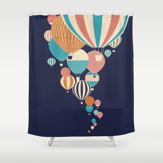 Balloons Shower Curtain