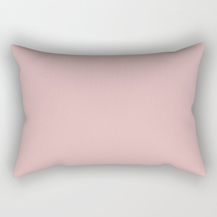 Strawberry Cream Pink Rectangular Pillow
