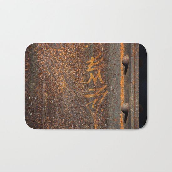 Raw Steel Bath Mat