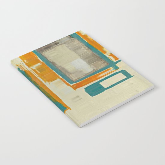 Mid Century Modern Blurred Abstract Notebook