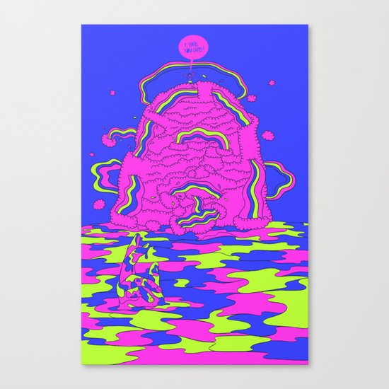 I hate you guys Canvas Print