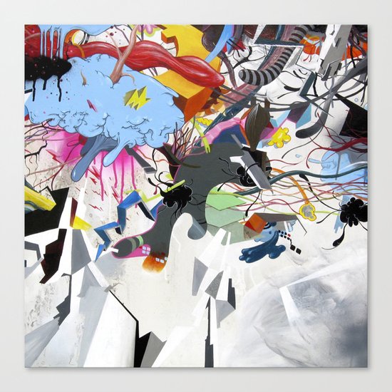 I blame the radio waves Canvas Print