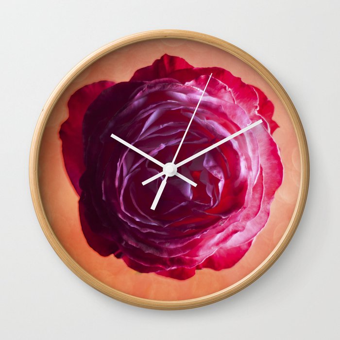 Rose 02 Wall Clock