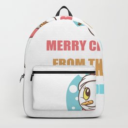 Cute Snowman Christmas Gift For Payroll-clerk's Backpack