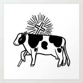 Holy Cow Art Print