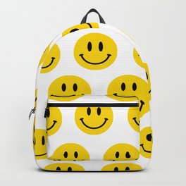 Yellow Smiley Faces Backpack