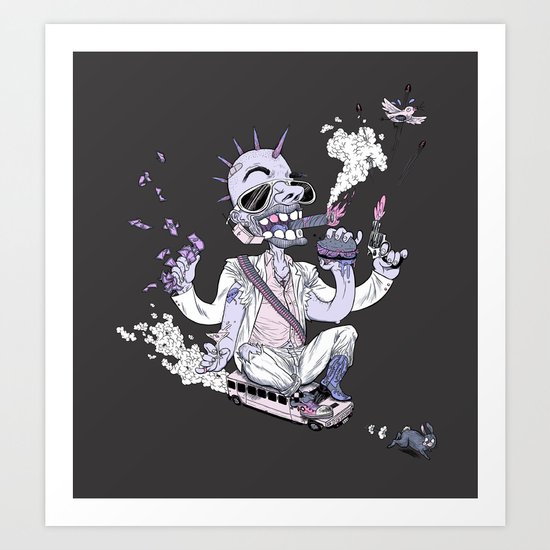 Purple Mountain Majesty Art Print