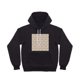 Daisies and Dots - Taupe, Black and White Hoody