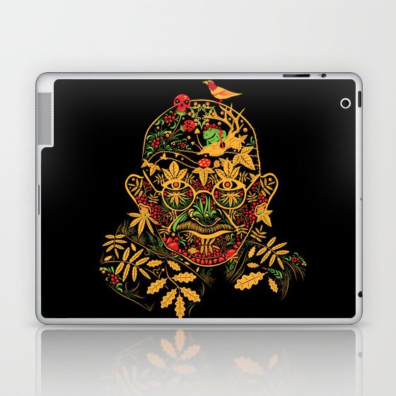 Gandhi Psychedelic Khokhloma Laptop & iPad Skin