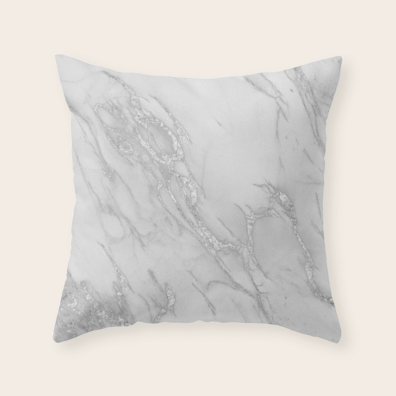 silver metallic throw pillows