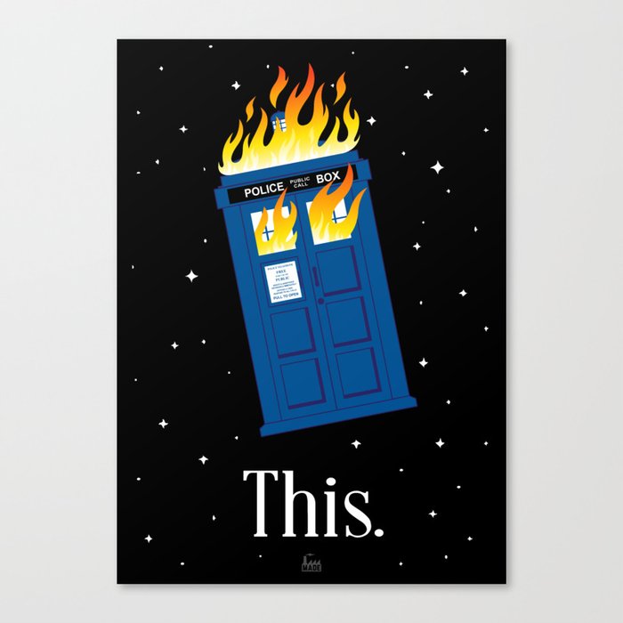 This (TARDIS) Canvas Print