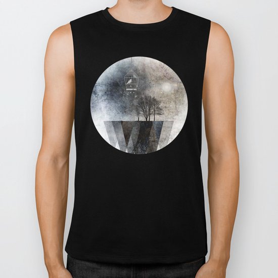 TREES over MAGIC MOUNTAINS I Biker Tank