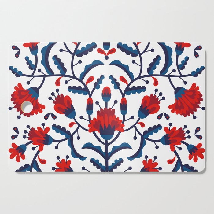 Mexican Floral Cutting Board