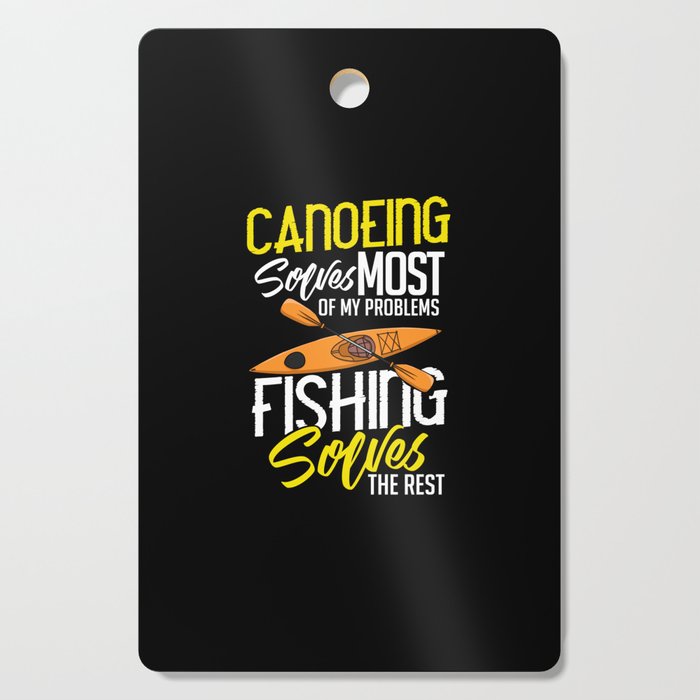 Canoeing Paddle Kayak Canoe Boat Kayaking Cutting Board