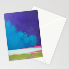 Summer Storm with Green Fields Stationery Cards