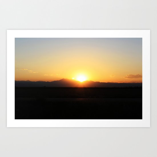 Sunset Art Print