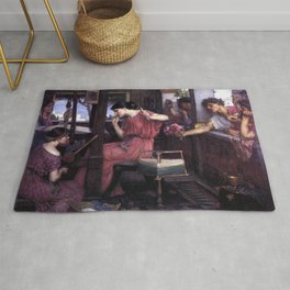 The Weaver woman Area & Throw Rug