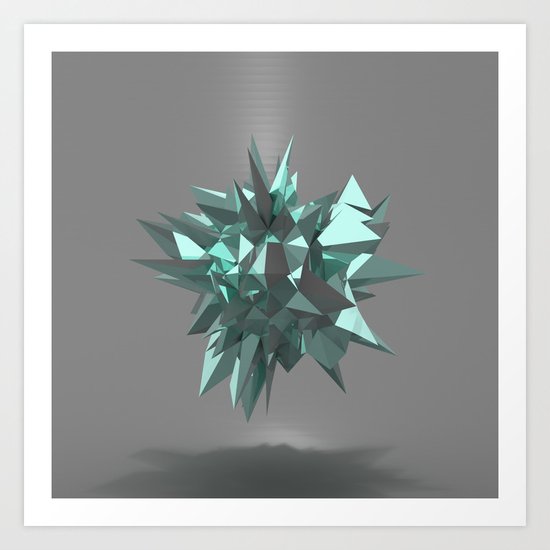 Sphere of shards I Art Print