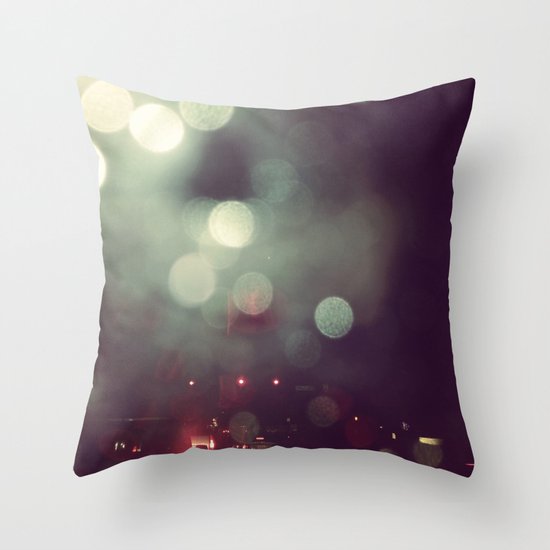 Bokeh @ Night Throw Pillow