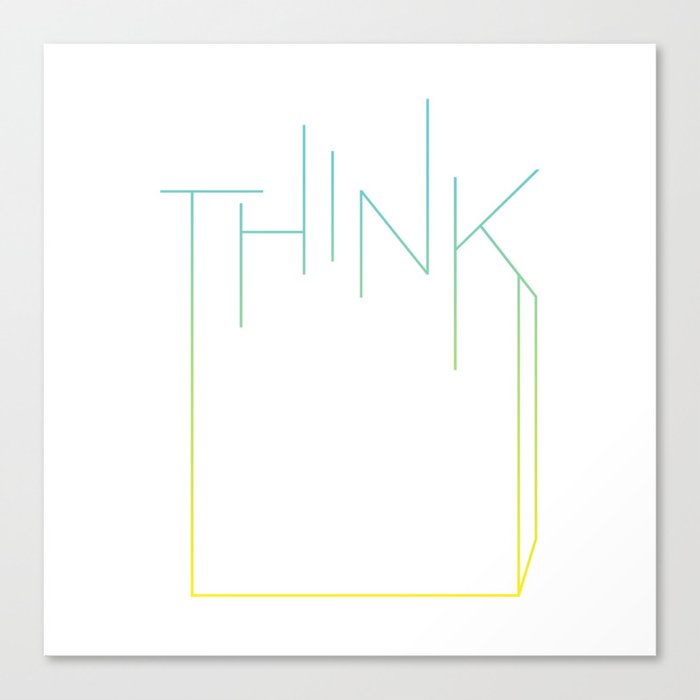 Think Outside the Box Canvas Print