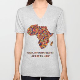 The Evening Prayer painting from Africa V Neck T Shirt