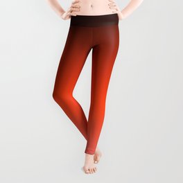 Vieques - Classic Colorful Black Red Pink Abstract Minimal Modern Summer Style Color Gradient Leggings