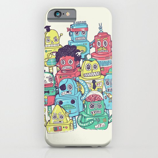 Robot's can't Smile iPhone & iPod Case