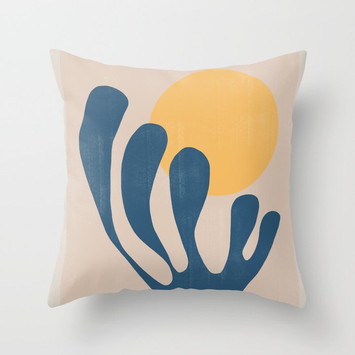 Matisse Flowers No 1 Throw Pillow