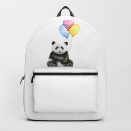 Panda Baby with Balloons Backpack