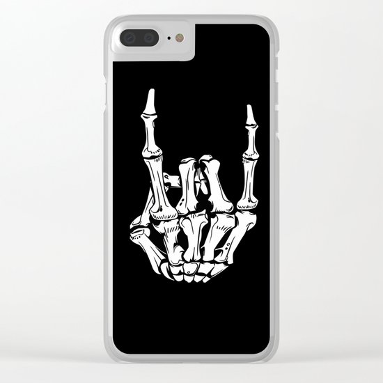 ROCKER FOREVER Clear iPhone Case