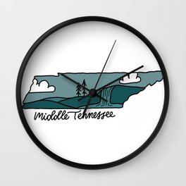 Middle Tennessee Wall Clock