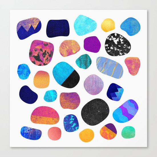 Magic Stones (Light background) Canvas Print