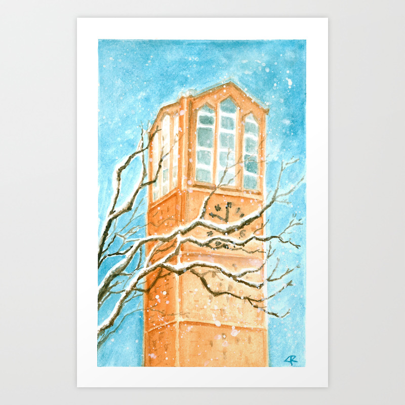Chapel Of Memories Mississippi State Art Print By Chatterarty Society6