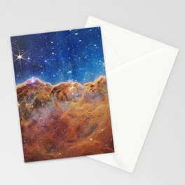 Nasa and esa  picture 64 : Carina Nebula by James Webb telescope Stationery Card